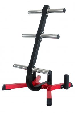 Olympic Weight Plate Holder With 3 Barbell Holders