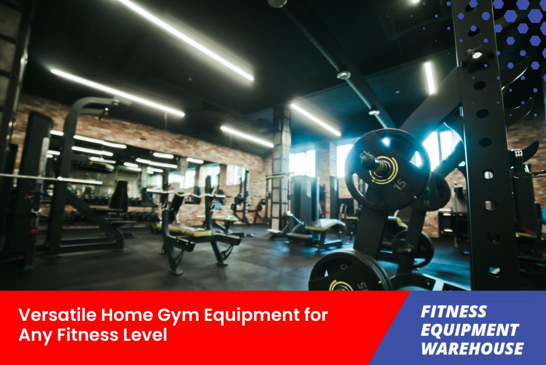 Multi-functional home gym equipment suitable for all fitness levels.