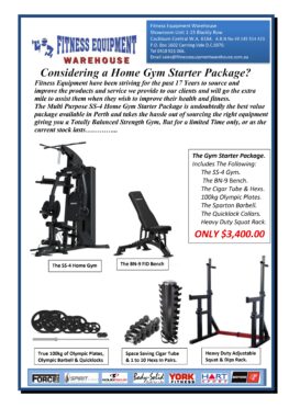 CORTEX SS-4 HOME GYM PACKAGE *JUST ARRIVED*