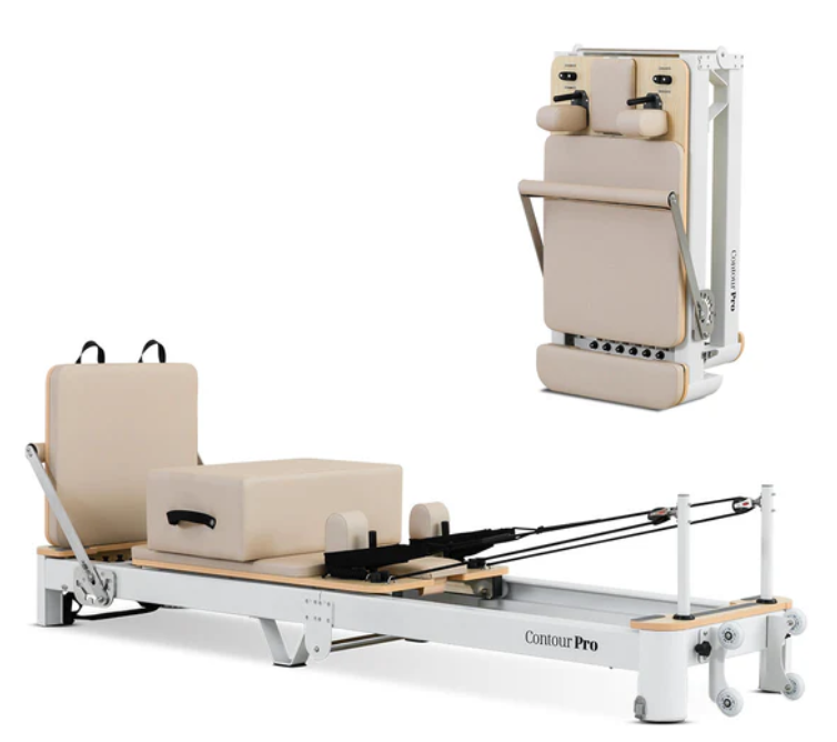 LIFESPAN CONTOUR PRO FOLDING ALUMINIUM PILATES MACHINE (BEIGE) *NEW MODEL, ARRIVING SOON* - Image 2